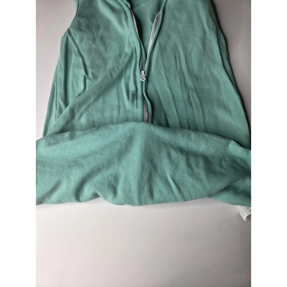 Cute Castle Baby Sleep Sack‎ 0-6 Months Mint Green 100% Cotton 2-Way Zipper S
